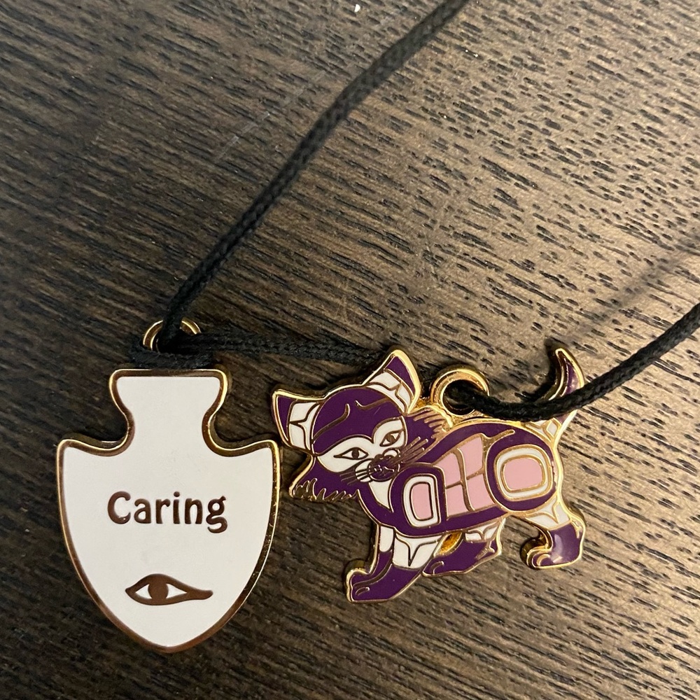 Cat (Caring) Spirit Necklace NWOT